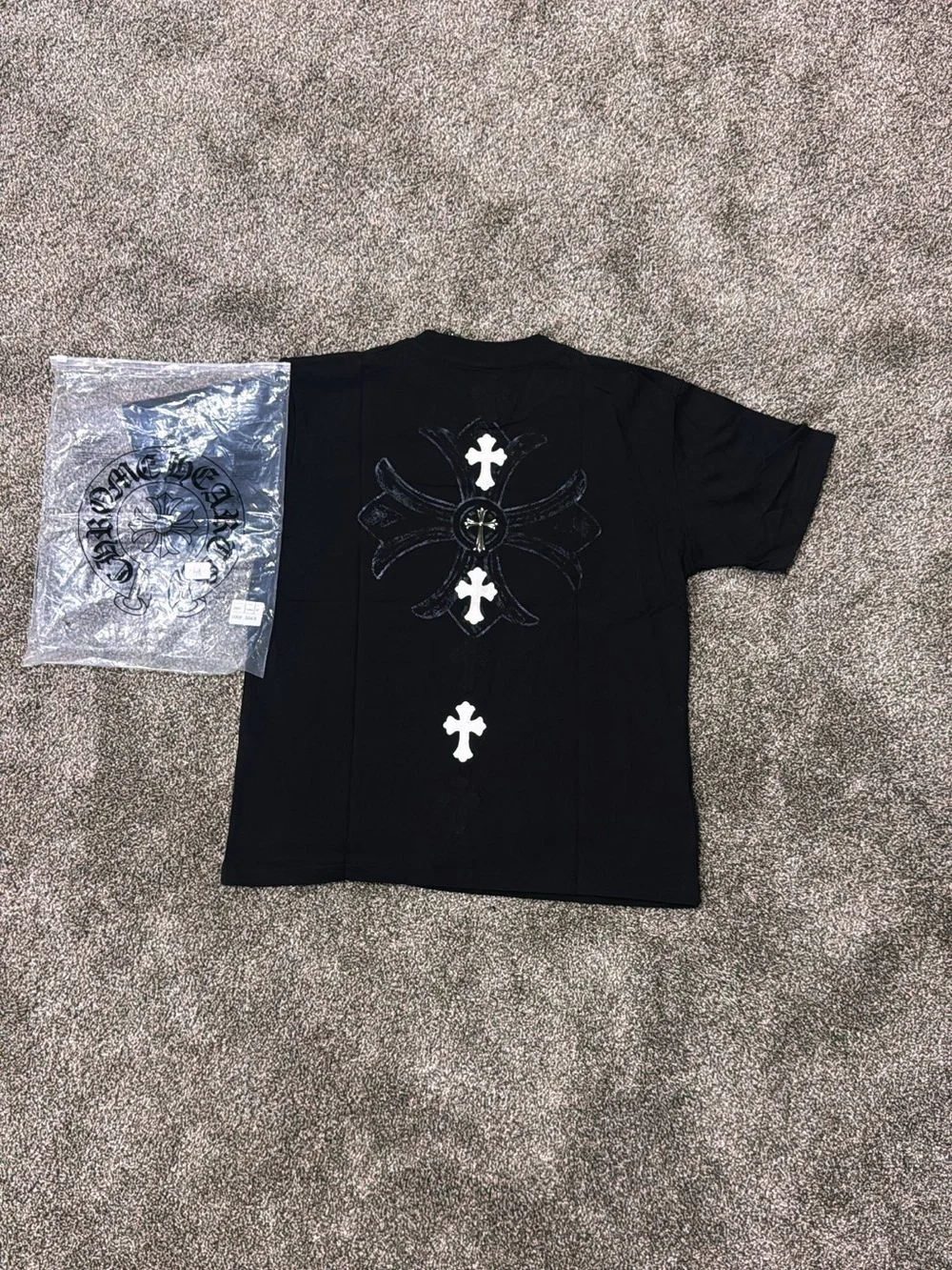 Black chrome hearts shirt